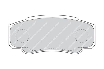 Brake Pad Set, disc brake FVR1480