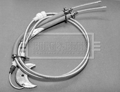 Тросик, cтояночный тормоз BORG & BECK BKB1019 для FORD FIESTA