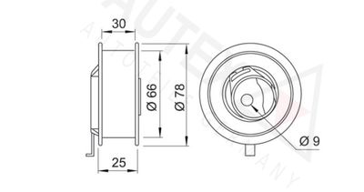 ROLA INTINZATOR CUREA DISTRIBUTIE AUTEX 641101 1