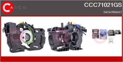 Витая пружина, подушка безопасности CASCO CCC71021GS для RENAULT LOGAN/STEPWAY