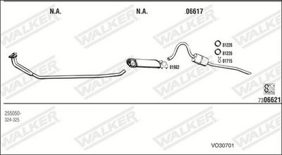Изпускателна система WALKER VO30701