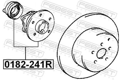 Wheel Hub 0182-241R