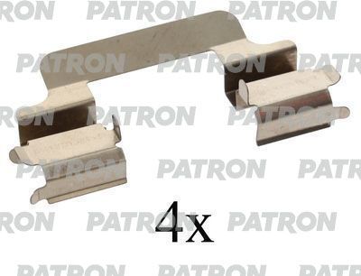 Комплектующие, колодки дискового тормоза PATRON PSRK1200 для KIA PRIDE