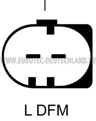 EUROTEC 12090355 Генератор для VW PASSAT B5.5 Variant (3B6)