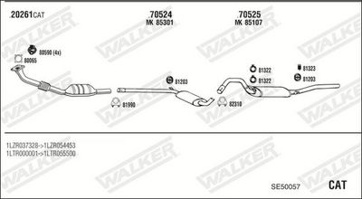 SISTEM DE ESAPAMENT WALKER SE50057