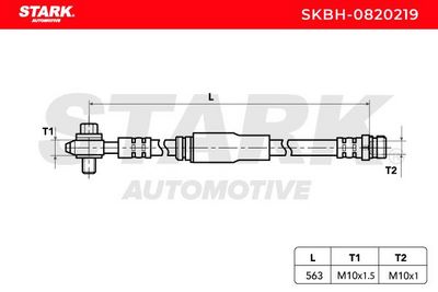 спирачен маркуч STARK SKBH-0820219
