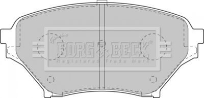 BORG & BECK BBP1817 Тормозные колодки и сигнализаторы  для MAZDA MX-5 II (NB) 1.8 16V