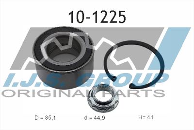 Комплект подшипника ступицы колеса IJS GROUP 10-1225 для BMW 3