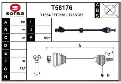 ANTRIEBSWELLE EAI T58176