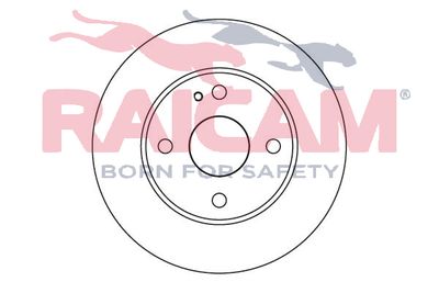 RAICAM RD00387 Тормозные диски  для MAZDA 121 II (DB) 1.3 i 16V