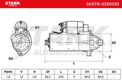 стартер STARK SKSTR-0330039