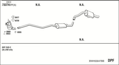 SISTEM DE ESAPAMENT WALKER BWH55647BB