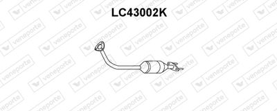 Катализатор VENEPORTE LC43002K для LANCIA Y10