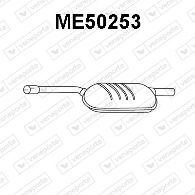 VENEPORTE ME50253 Глушитель выхлопных газов  для MERCEDES-BENZ E-CLASS (W210) E 230 (210.037)