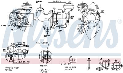 COMPRESOR SISTEM DE SUPRAALIMENTARE NISSENS 93606 4