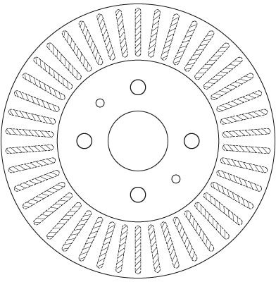 Bromsskiva TRW DF6407