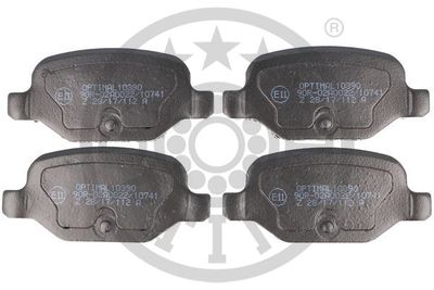 Комплект тормозных колодок, дисковый тормоз OPTIMAL BP-10390 для LADA XRAY
