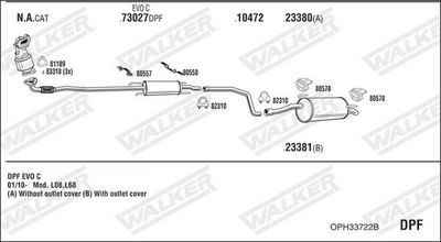 SISTEM DE ESAPAMENT WALKER OPH33722B
