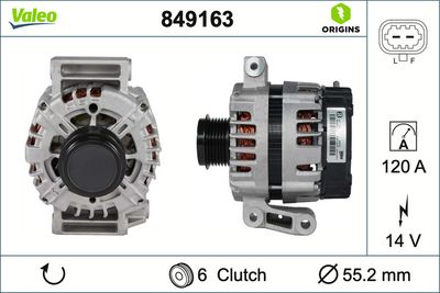 генератор VALEO 849163