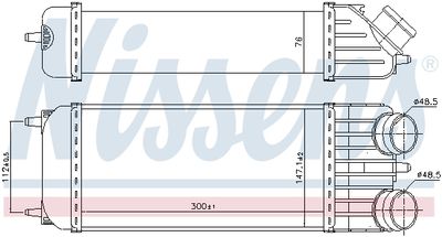 INTERCOOLER COMPRESOR NISSENS 96612 5