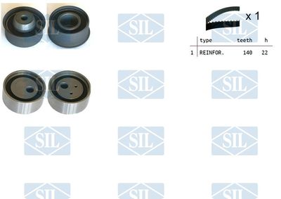 Saleri SIL TK1487 Комплект ГРМ  для MITSUBISHI COLT VI (Z3_A, Z2_A) 1.3 LPG