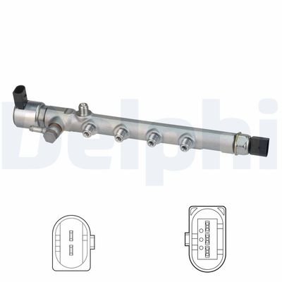 Rura rozdzielacza, paliwo DELPHI 28280808-12B1