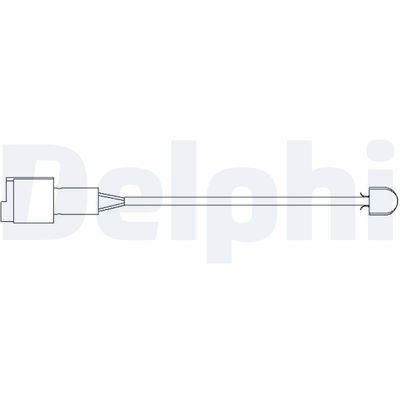 SENZOR DE AVERTIZARE UZURA PLACUTE DE FRANA DELPHI LZ0138