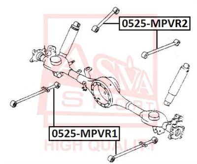 Рычаг независимой подвески колеса, подвеска колеса ASVA 0525-MPVR1 для MAZDA MPV