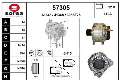 GENERATOR EAI 57305