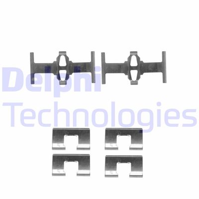 Комплектующие, колодки дискового тормоза DELPHI LX0297 для HONDA S2000