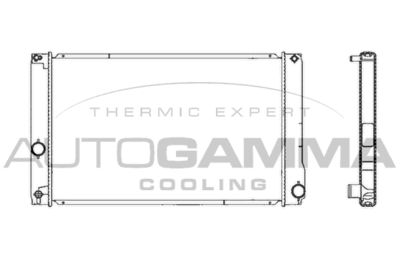 Радиатор, охлаждение двигателя AUTOGAMMA 105701 для LEXUS CT