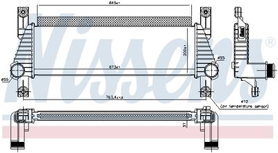 INTERCOOLER COMPRESOR NISSENS 96222 5