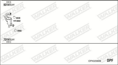 SISTEM DE ESAPAMENT WALKER OPK029806