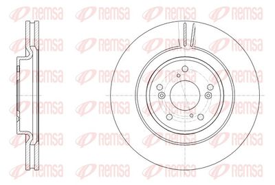 REMSA 62557.10 Тормозные диски  для HONDA CR-V (Хонда Кр-в)