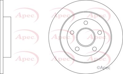 Brake Disc APEC DSK3491