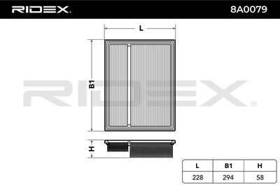 въздушен филтър RIDEX
