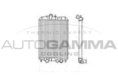 Радиатор, охлаждение двигателя AUTOGAMMA 102958 для PIAGGIO PORTER