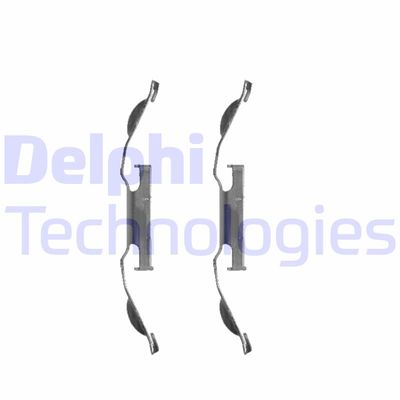 Комплектующие, колодки дискового тормоза DELPHI LX0330 для VOLVO V60