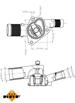 Thermostat, coolant 725009