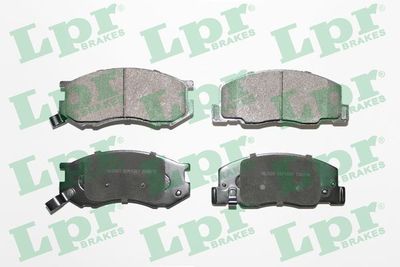 LPR 05P1021 Тормозные колодки и сигнализаторы для TOYOTA PREVIA I (_R1_, _R2_) 2.4 4WD (TCR21_, TCR20_)