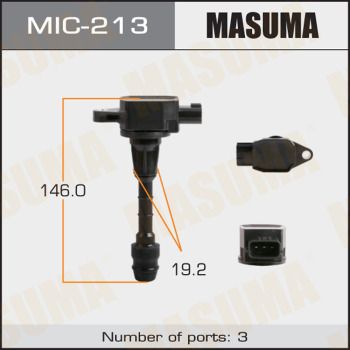 Катушка зажигания MASUMA MIC-213 для NISSAN NOTE