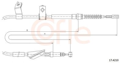 CABLU FRANA DE PARCARE