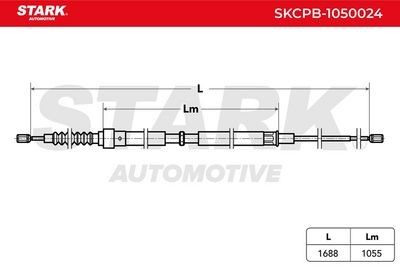 жило, ръчна спирачка STARK SKCPB-1050024