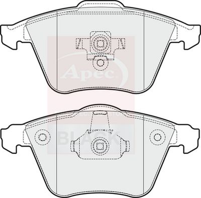 APEC Brake Pad Set, disc brake PAD1663B