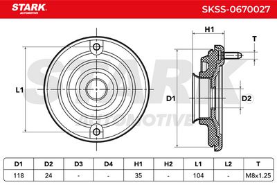 тампон на макферсън STARK SKSS-0670027
