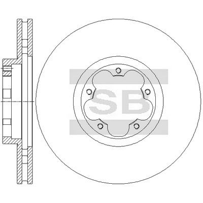спирачен диск Hi-Q SD5311