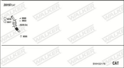 Изпускателна система WALKER BWH32176