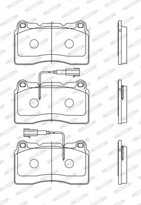 SET PLACUTE FRANA FRANA DISC FERODO FDB1794 1