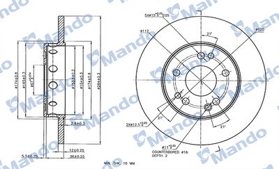 DISC FRANA MANDO MBC035102