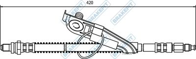 APEC Brake Hose BHO4070